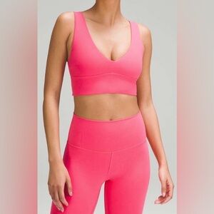 NWOT NEW Lululemon Align V-Neck Bra *Light Support, C/D Cup Lip Gloss